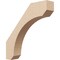 Ekena Millwork 3-inch W x 16-inch D x 16-inch H Legacy Rough Cedar Woodgrain TimberThane Knee Brace, Primed BRCUR03X16X16LECRCPR - alternate 1